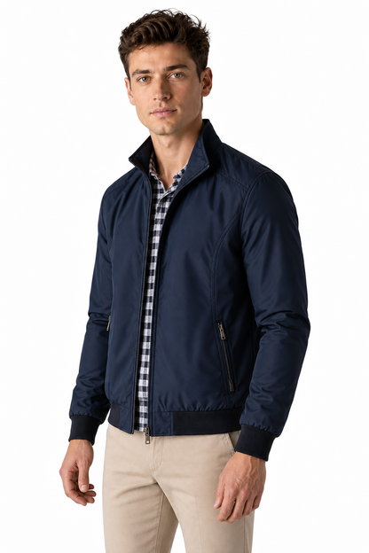 Men's Bomber Jacket Lightweight Build Classic Fit | Glitz & Fashion