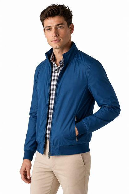 Men's Bomber Jacket Lightweight Build Classic Fit | Glitz & Fashion