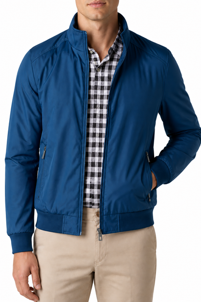Men's Bomber Jacket Lightweight Build Classic Fit | Glitz & Fashion