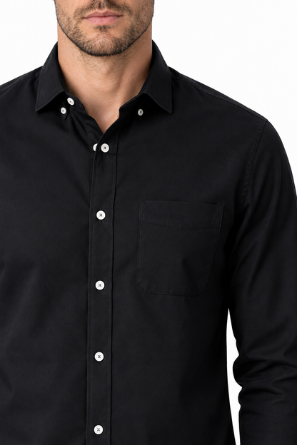 Men's Business Shirt Slim Fit Clean Finish | Glitz & Fashion