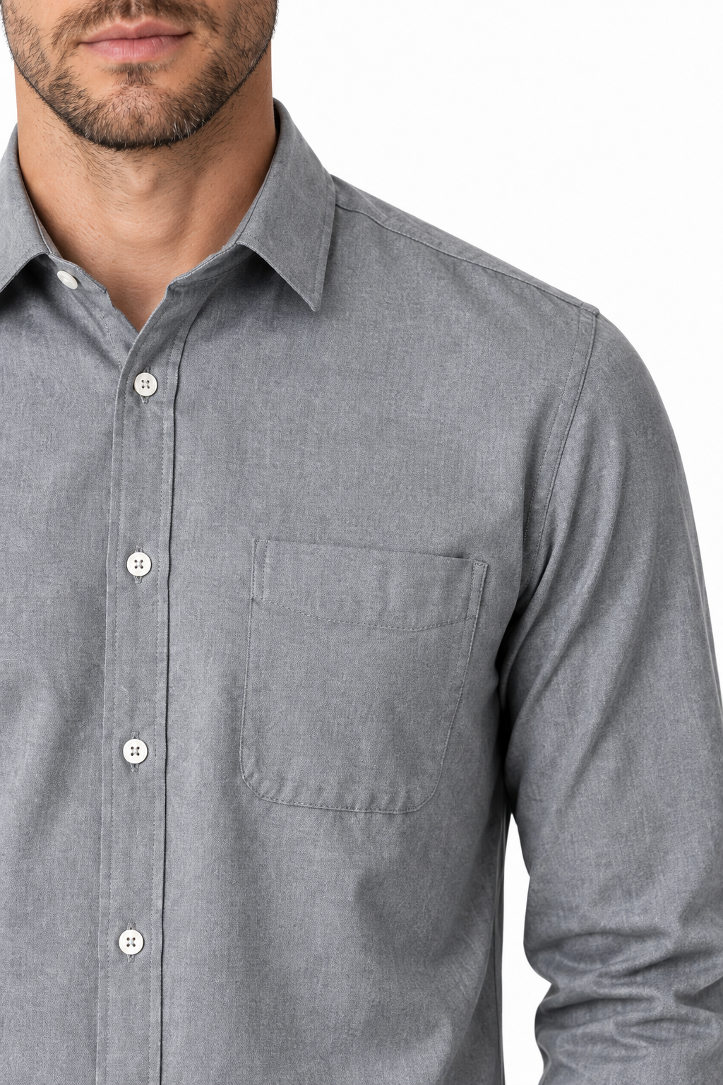 Men's Business Shirt Slim Fit Clean Finish | Glitz & Fashion