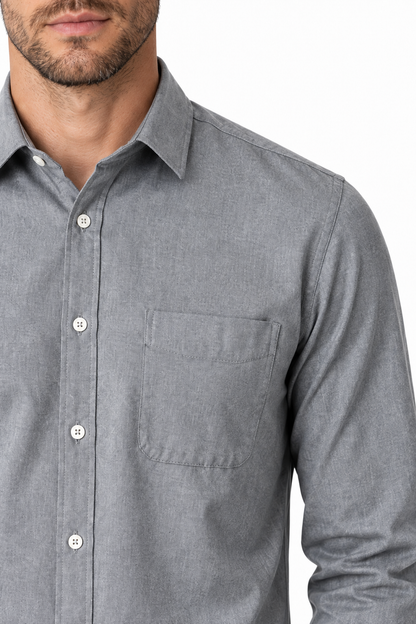 Men's Business Shirt Slim Fit Clean Finish | Glitz & Fashion