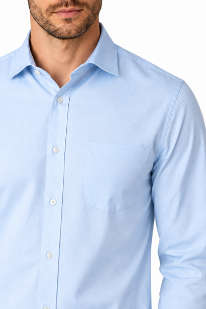 Men's Business Shirt Slim Fit Clean Finish | Glitz & Fashion