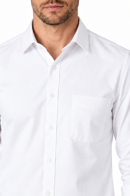 Men's Business Shirt Slim Fit Clean Finish | Glitz & Fashion