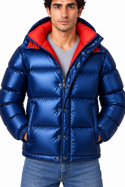 Men's Insulated Full-Zip Puffer Jacket | Glitz & Fashion