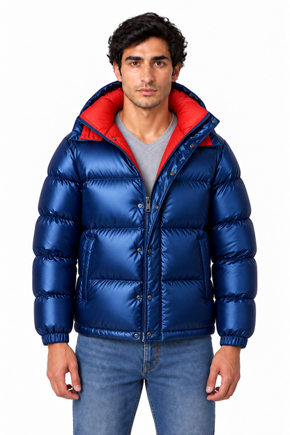 Men's Insulated Full-Zip Puffer Jacket | Glitz & Fashion