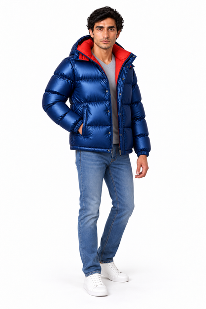 Men's Insulated Full-Zip Puffer Jacket | Glitz & Fashion