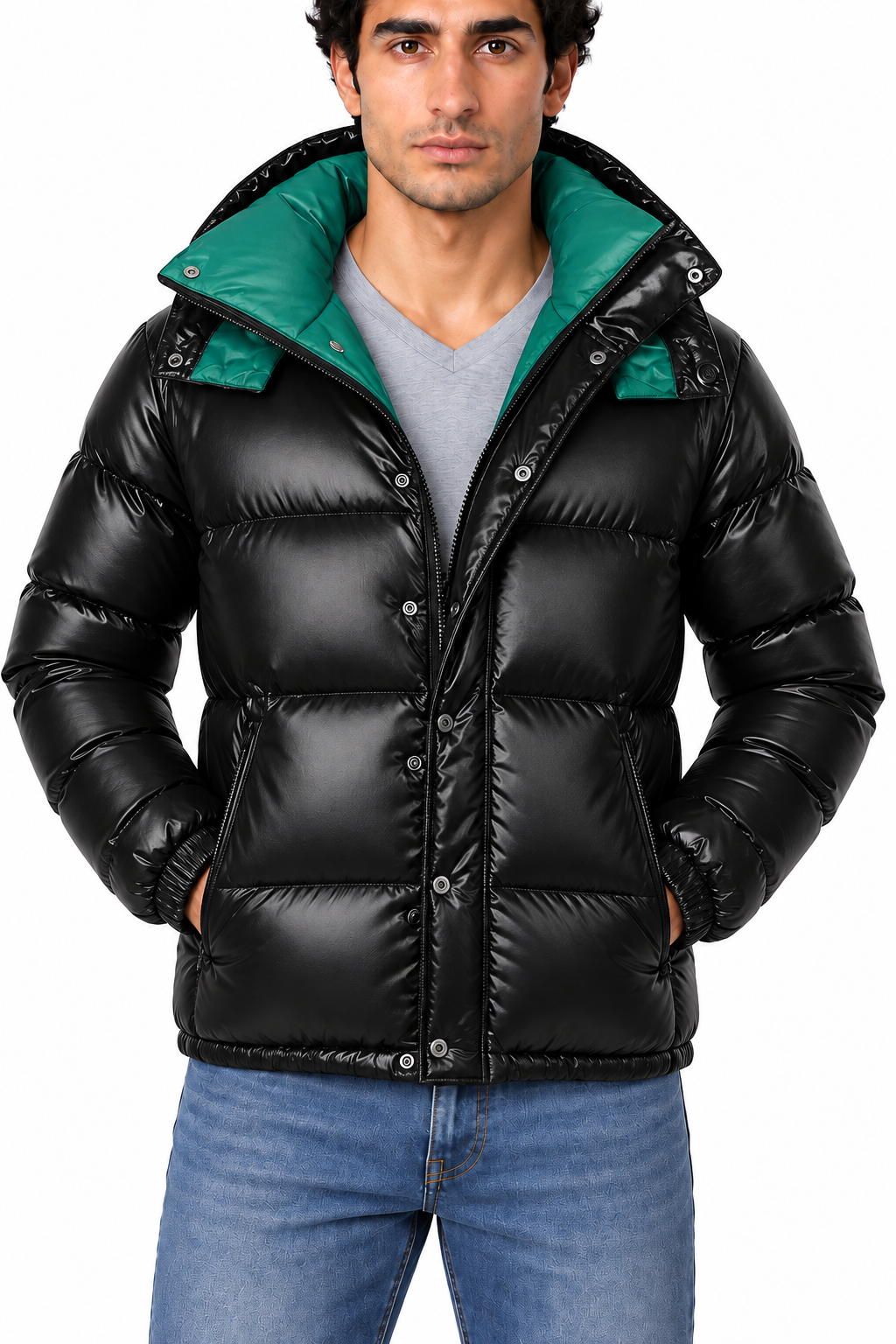 Men's Insulated Full-Zip Puffer Jacket | Glitz & Fashion