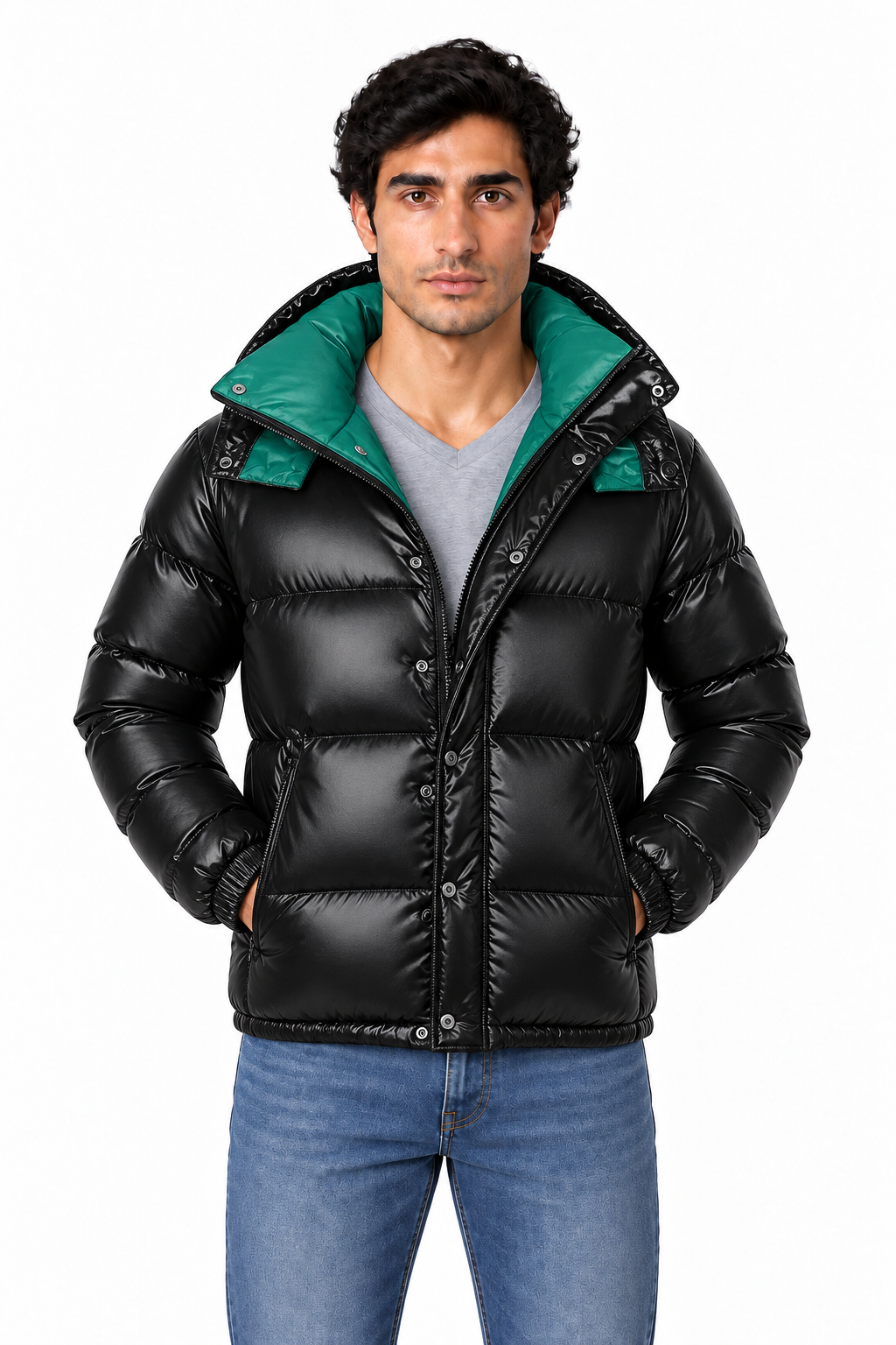 Men's Insulated Full-Zip Puffer Jacket | Glitz & Fashion