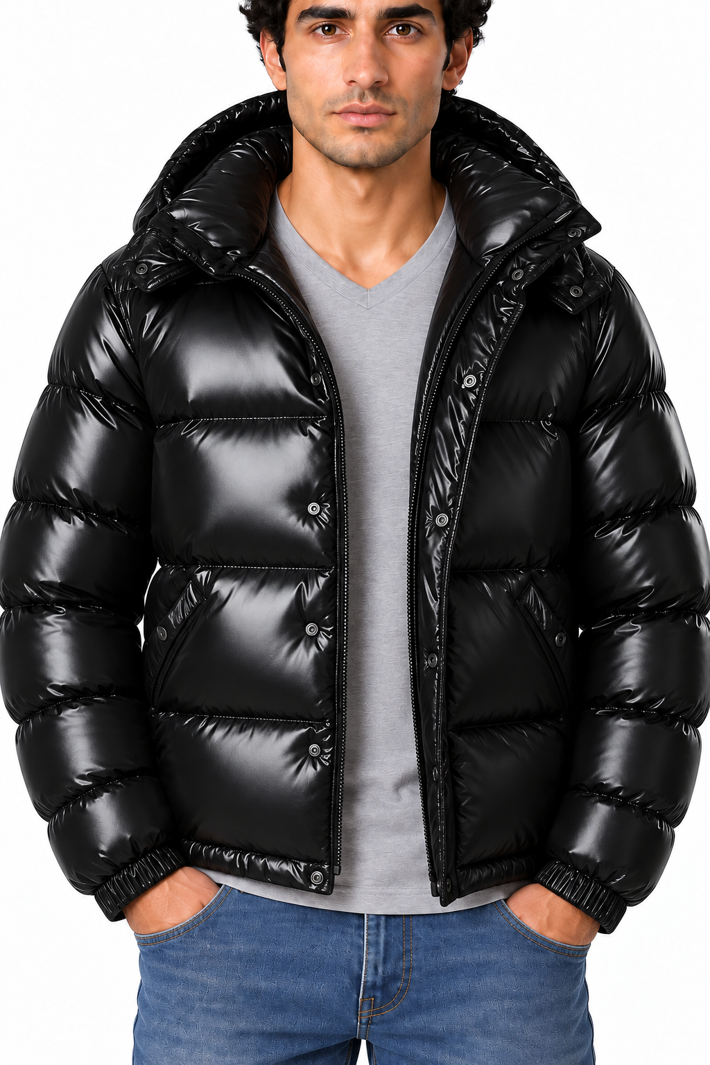 Men's Insulated Full-Zip Puffer Jacket | Glitz & Fashion
