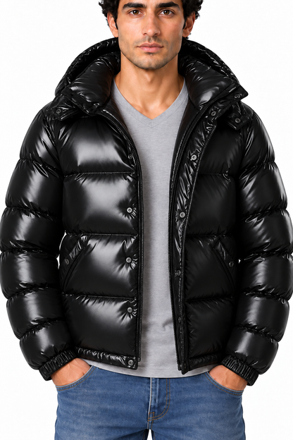 Men's Insulated Full-Zip Puffer Jacket | Glitz & Fashion