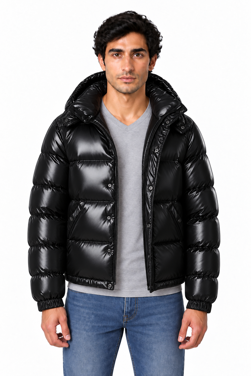 Men's Insulated Full-Zip Puffer Jacket | Glitz & Fashion