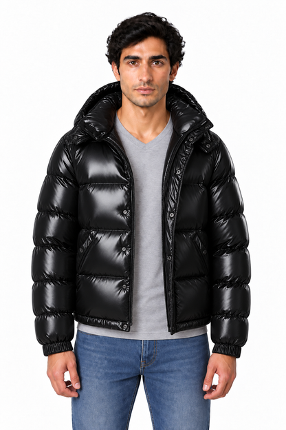 Men's Insulated Full-Zip Puffer Jacket | Glitz & Fashion