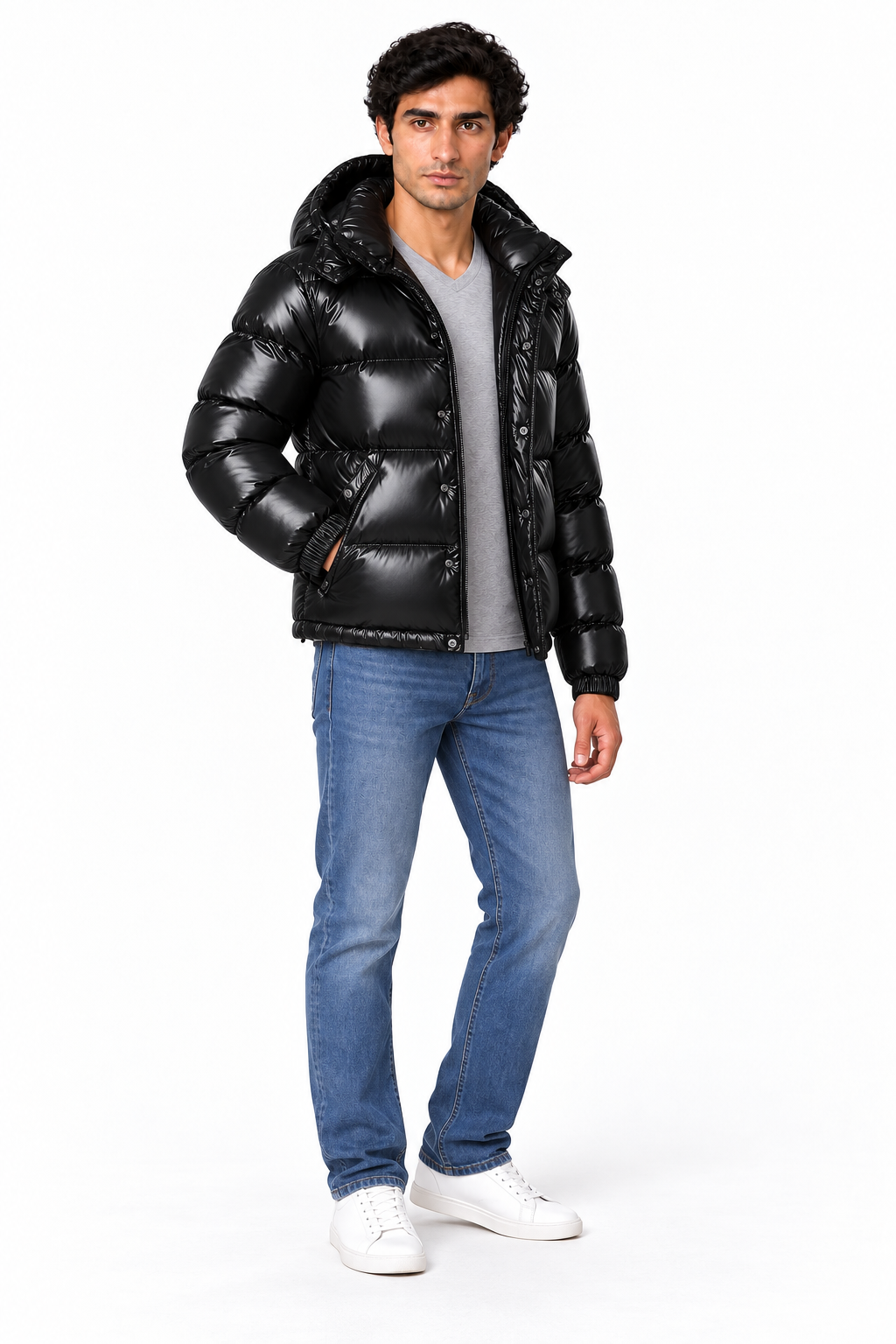 Men's Insulated Full-Zip Puffer Jacket | Glitz & Fashion